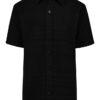 Camisa de botões com riscas texturadas para meninos Camisa de botões com riscas texturadas para meninos