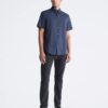 Camisa de botões em algodão Cotton Stretch Camisa de botões em algodão Cotton Stretch