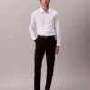 Camisa de botões em popeline de algodão Cotton Stretch, corte justo Camisa de botões em popeline de algodão Cotton Stretch, corte justo