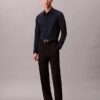 Camisa de botões em popeline de algodão Cotton Stretch, corte justo Camisa de botões em popeline de algodão Cotton Stretch, corte justo