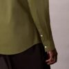 Camisa de botões em popeline de algodão Cotton Stretch, corte justo Camisa de botões em popeline de algodão Cotton Stretch, corte justo