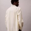 Camisa de botões em popeline de algodão Cotton Stretch às riscas Camisa de botões em popeline de algodão Cotton Stretch às riscas