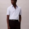 Camisa de botões justa em Cotton Stretch Camisa de botões justa em Cotton Stretch