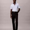 Camisa de botões justa em Cotton Stretch Camisa de botões justa em Cotton Stretch