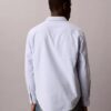 Camisa de botões listrada, justa e descontraída Camisa de botões listrada, justa e descontraída