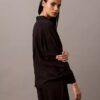 Camisa de dormir de viscose com botões