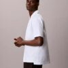 Camisa de dormir descontraída com botões em seersucker Camisa de dormir descontraída com botões em seersucker