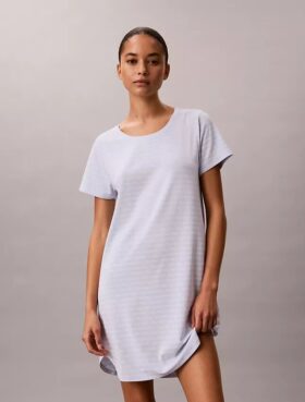 Camisa de dormir em mistura de viscose e algodão
