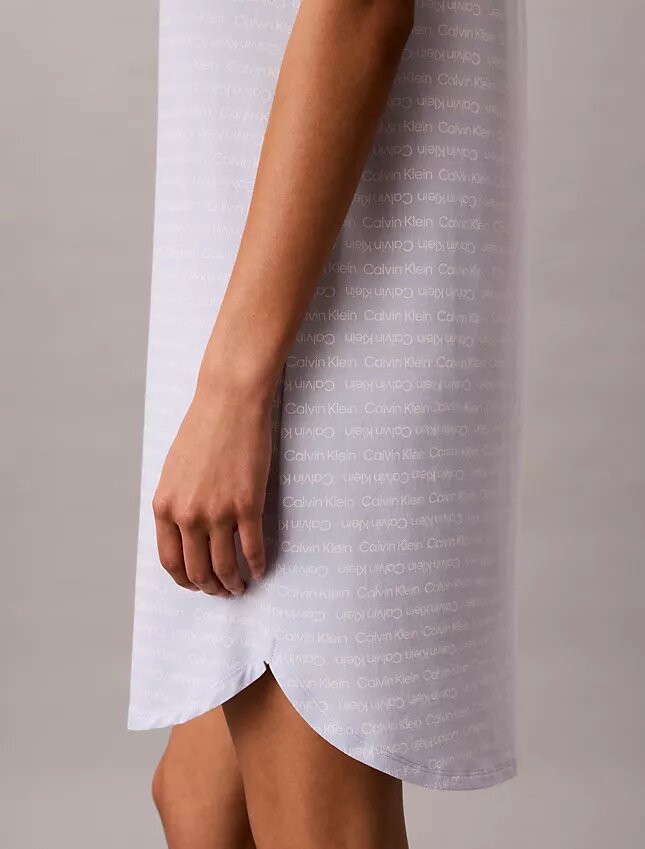 Camisa de dormir em mistura de viscose e algodão Camisa de dormir em mistura de viscose e algodão