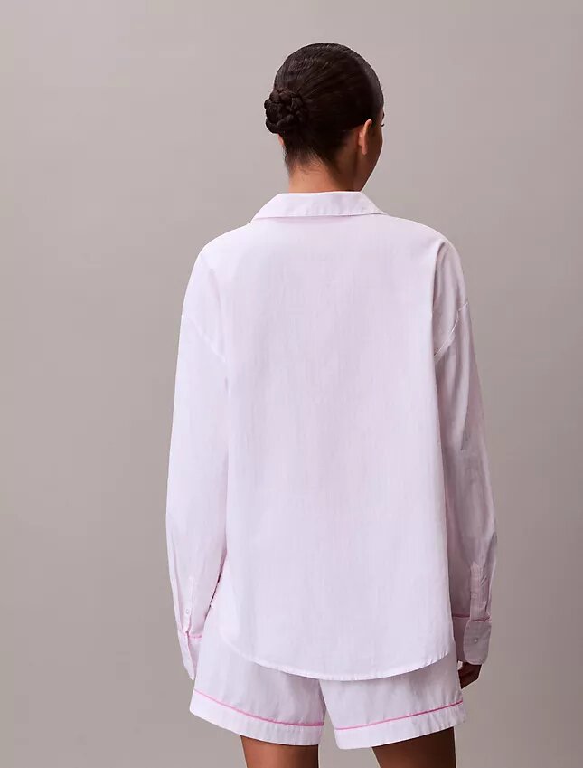Camisa de dormir em popeline de algodão para o Dia dos Namorados Camisa de dormir em popeline de algodão para o Dia dos Namorados
