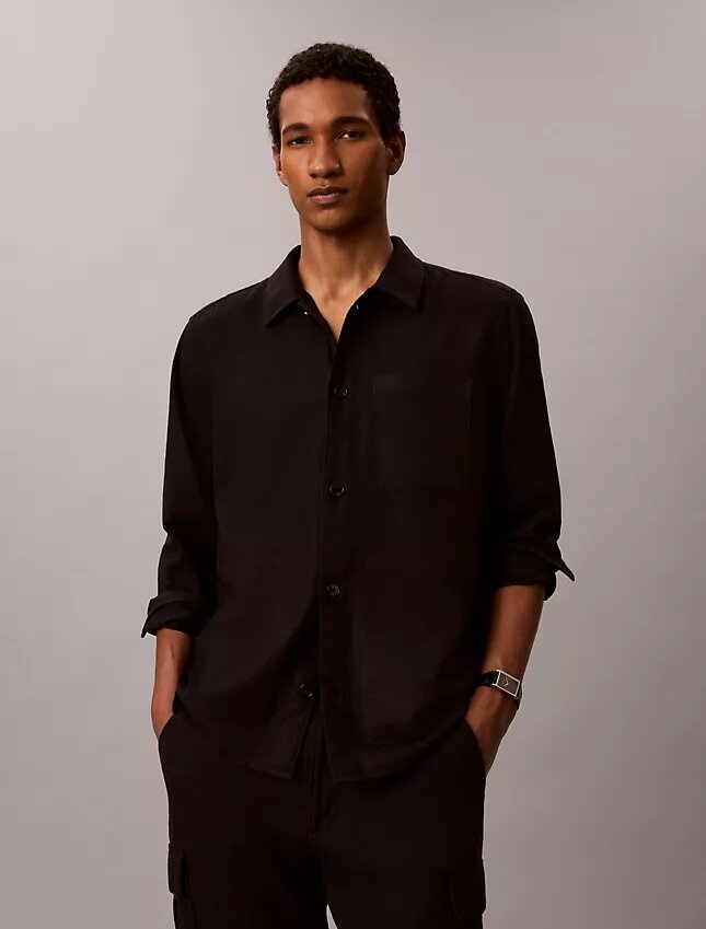 Camisa de linho misto Camisa de linho misto