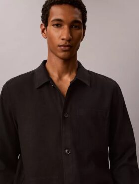 Camisa de linho misto