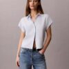 Camisa de lyocell com botões