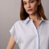 Camisa de lyocell com botões