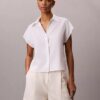 Camisa de lyocell com botões