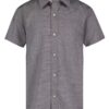 Camisa de manga curta com botões e riscas para meninos Camisa de manga curta com botões e riscas para meninos