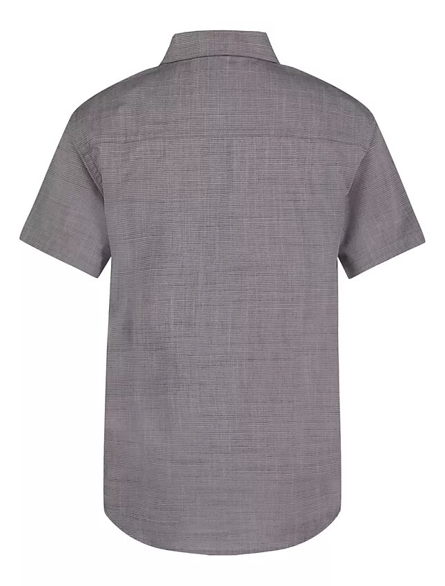 Camisa de manga curta com botões e riscas para meninos Camisa de manga curta com botões e riscas para meninos