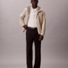 Camisa de manga curta com botões, em Cotton Stretch às riscas Camisa de manga curta com botões, em Cotton Stretch às riscas