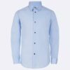 Camisa de popeline com botões para meninos Camisa de popeline com botões para meninos