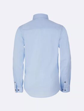 Camisa de popeline com botões para meninos