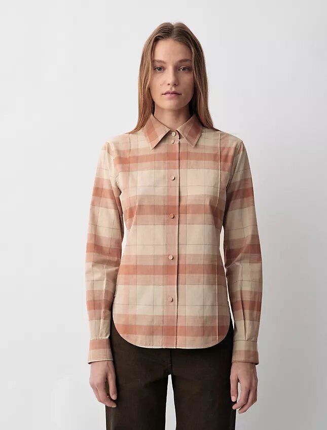 Camisa de xadrez com botões Scarlett Camisa de xadrez com botões Scarlett