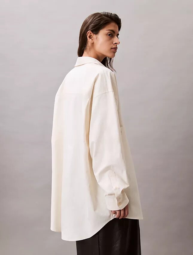Camisa Descontraída com Botões em Mistura de Viscose Camisa Descontraída com Botões em Mistura de Viscose