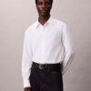 Camisa Descontraída de Algodão e Seda Camisa Descontraída de Algodão e Seda