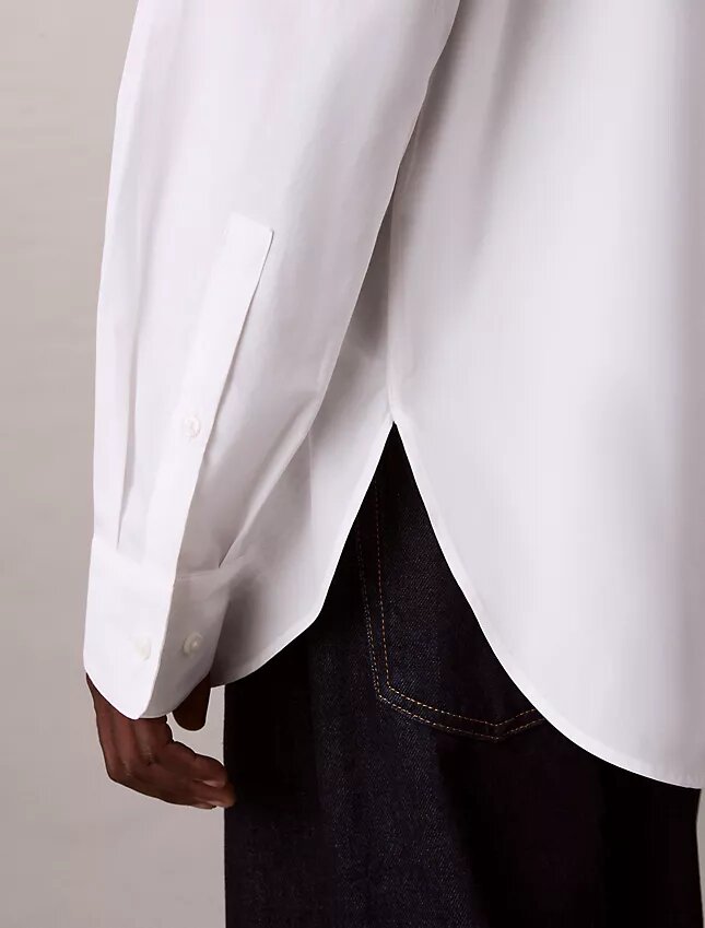 Camisa Descontraída de Algodão e Seda Camisa Descontraída de Algodão e Seda