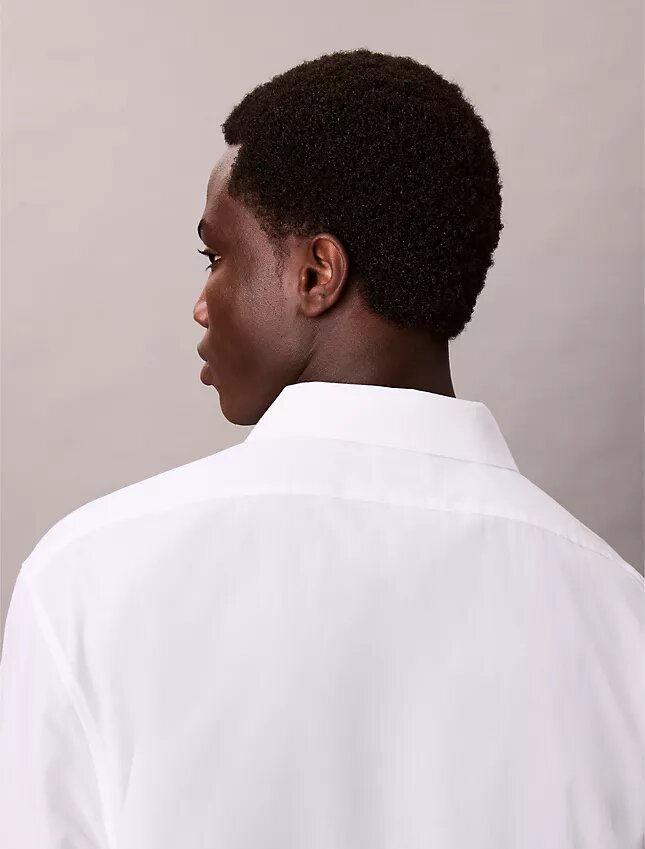 Camisa Descontraída de Algodão e Seda Camisa Descontraída de Algodão e Seda