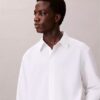 Camisa Descontraída de Algodão e Seda Camisa Descontraída de Algodão e Seda