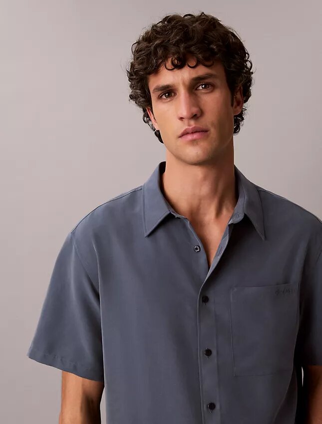 Camisa Easy em mistura de Modal Camisa Easy em mistura de Modal