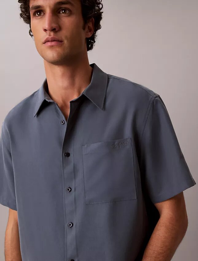 Camisa Easy em mistura de Modal Camisa Easy em mistura de Modal