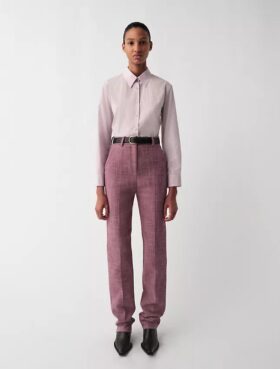 Camisa justa com botões Daisy