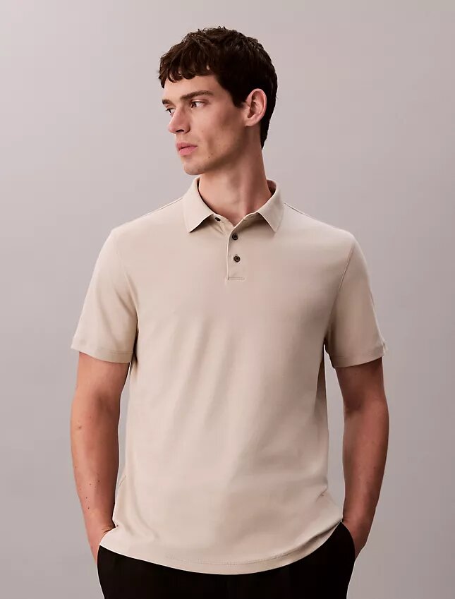 Camisa Polo Clássica em Algodão Supima Camisa Polo Clássica em Algodão Supima