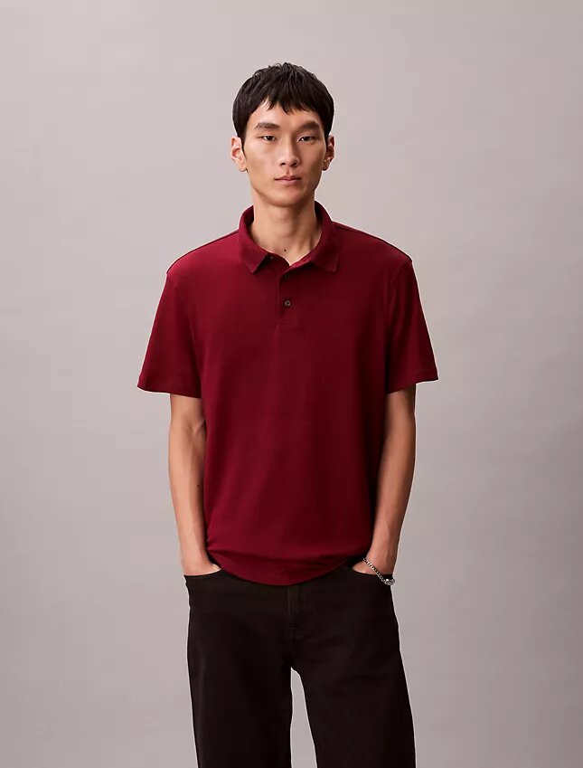 Camisa Polo Clássica em Algodão Supima Camisa Polo Clássica em Algodão Supima