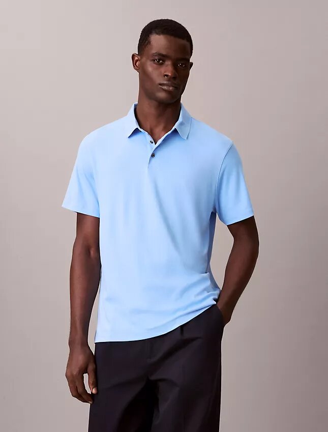 Camisa Polo Clássica em Algodão Supima Camisa Polo Clássica em Algodão Supima