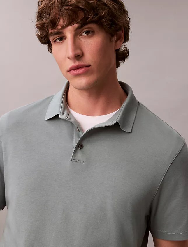 Camisa Polo Clássica em Algodão Supima Camisa Polo Clássica em Algodão Supima