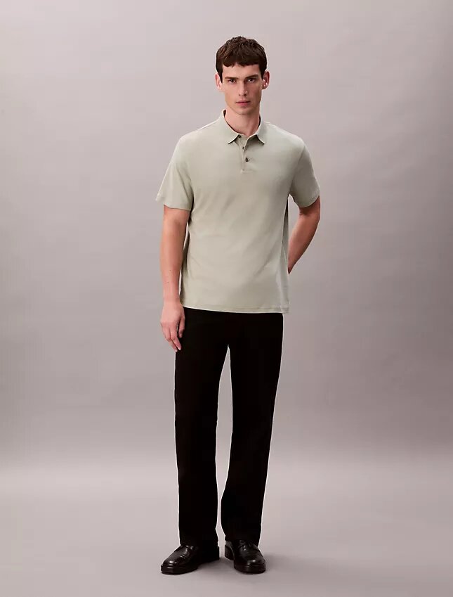 Camisa Polo Clássica em Algodão Supima Camisa Polo Clássica em Algodão Supima