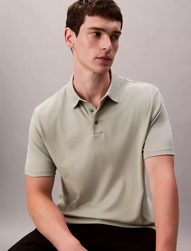 Camisa Polo Clássica em Algodão Supima Camisa Polo Clássica em Algodão Supima