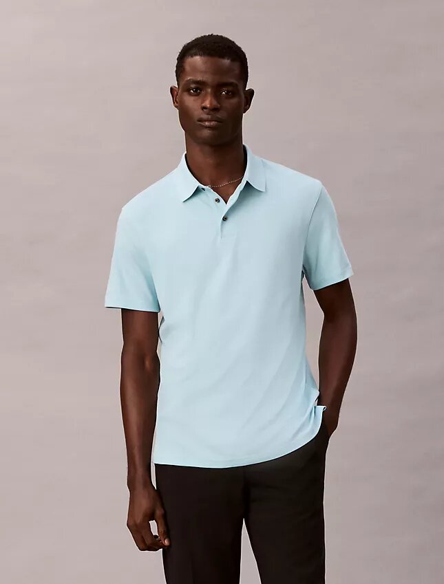 Camisa Polo Clássica em Algodão Supima Camisa Polo Clássica em Algodão Supima
