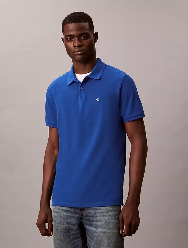 Camisa polo clássica em piqué de algodão Camisa polo clássica em piqué de algodão