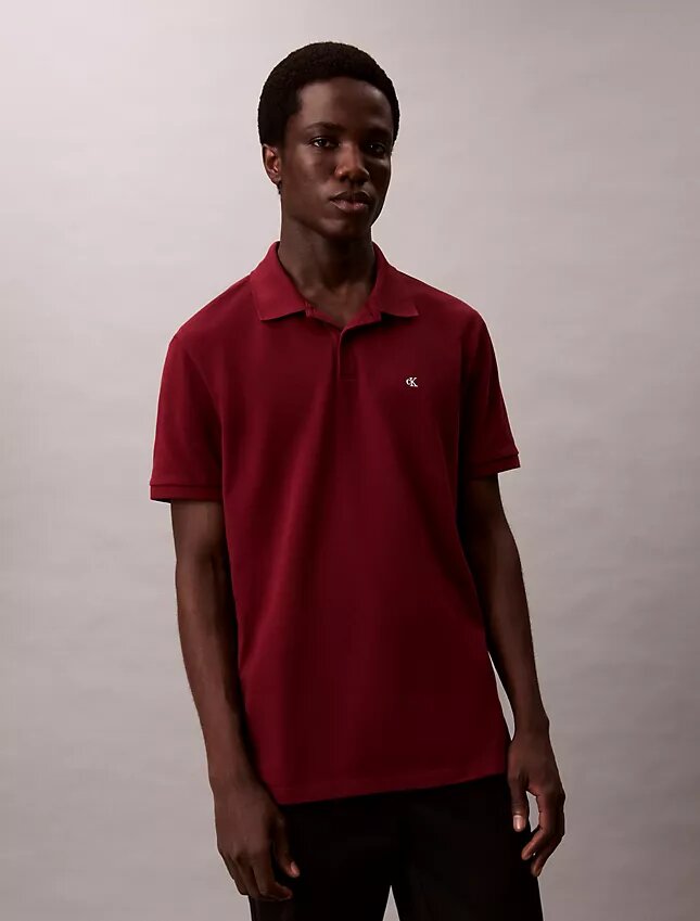 Camisa polo clássica em piqué de algodão Camisa polo clássica em piqué de algodão