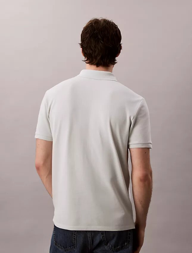 Camisa polo clássica em piqué de algodão Camisa polo clássica em piqué de algodão