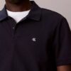 Camisa polo clássica em piqué de algodão Camisa polo clássica em piqué de algodão