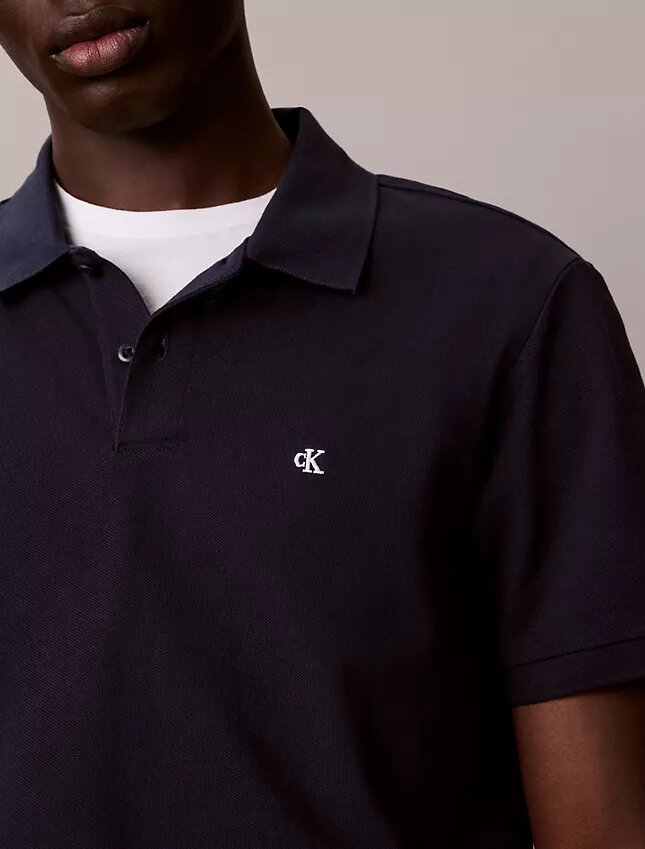 Camisa polo clássica em piqué de algodão Camisa polo clássica em piqué de algodão