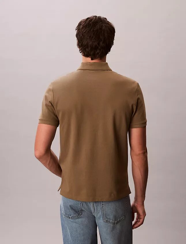 Camisa polo clássica em piqué de algodão Camisa polo clássica em piqué de algodão
