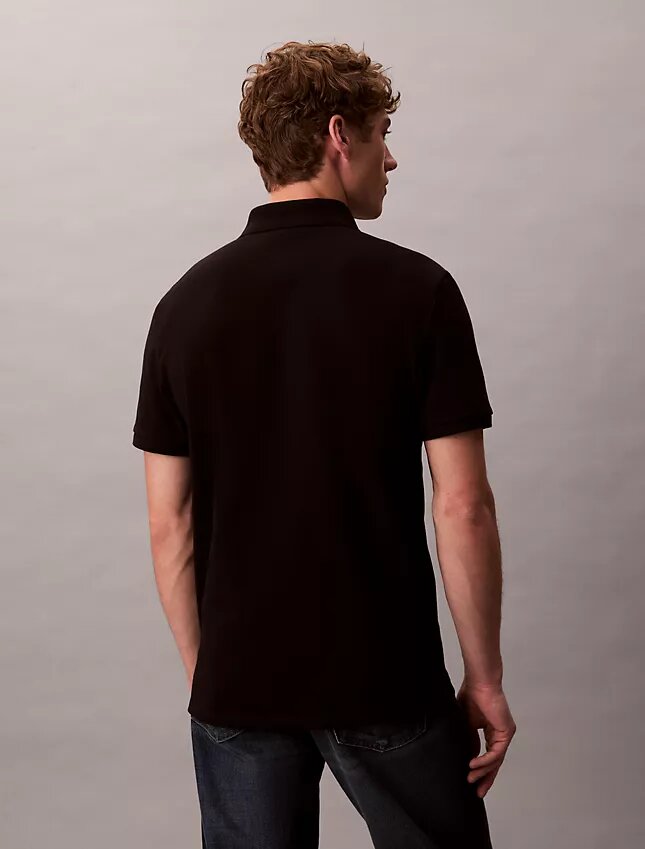 Camisa polo clássica em piqué de algodão Camisa polo clássica em piqué de algodão
