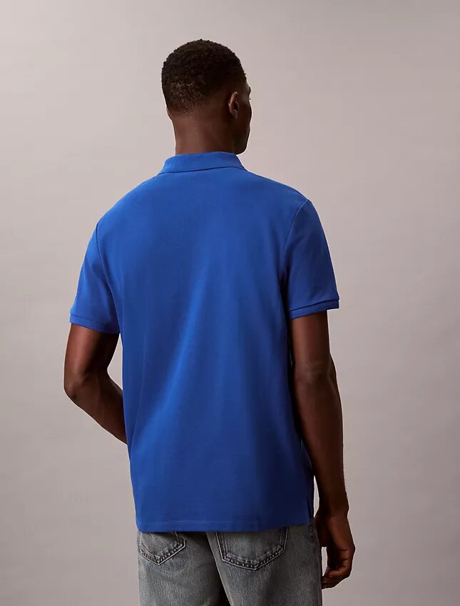 Camisa polo clássica em piqué de algodão Camisa polo clássica em piqué de algodão
