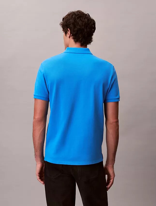 Camisa polo clássica em piqué de algodão Camisa polo clássica em piqué de algodão