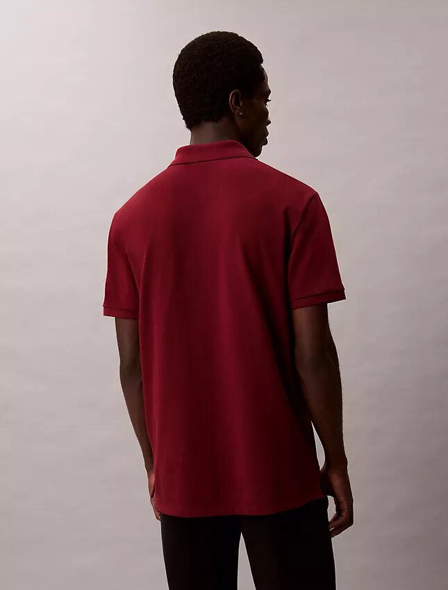 Camisa polo clássica em piqué de algodão Camisa polo clássica em piqué de algodão